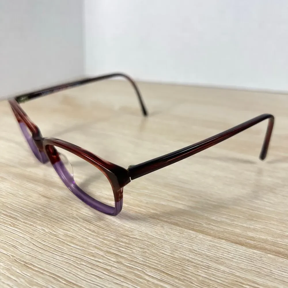 Lafont Issy LA Hitparade 5022 Eyeglasses Striped Brown Purple Frames 53-15-137